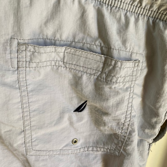 Nautica Swim Shorts Size Large Gray - Picture 5 of 8